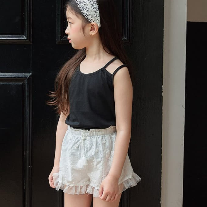 Mon Atelier - Korean Children Fashion - #fashionkids - Unbalance Sleeveless Tee