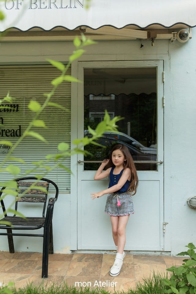 Mon Atelier - Korean Children Fashion - #magicofchildhood - Tessel Check Shorts - 9