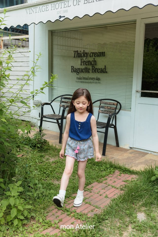 Mon Atelier - Korean Children Fashion - #minifashionista - Tessel Check Shorts - 10