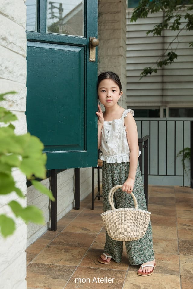 Mon Atelier - Korean Children Fashion - #stylishchildhood - Frill Sleeveless Tee - 7