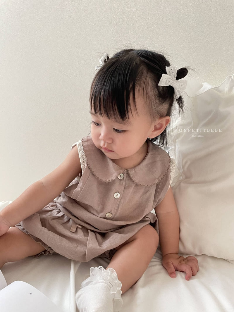 Mon Petit Bebe - Korean Baby Fashion - #babyboutiqueclothing - Baby Ribbon Bloomer - 12