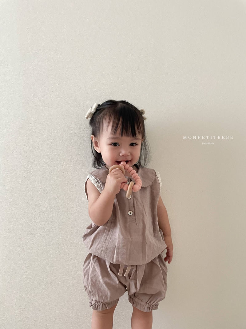 Mon Petit Bebe - Korean Baby Fashion - #babyoninstagram - Baby Ribbon Bloomer - 4