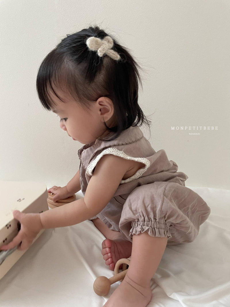 Mon Petit Bebe - Korean Baby Fashion - #babyoutfit - Baby Ribbon Bloomer - 6