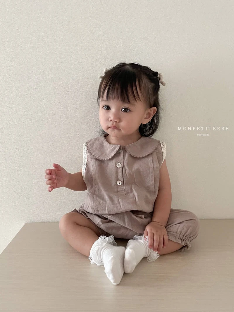 Mon Petit Bebe - Korean Baby Fashion - #babyootd - Baby Picock Blouse - 4