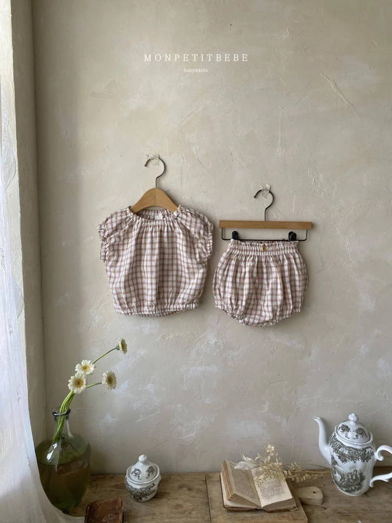 Mon Petit Bebe - Korean Baby Fashion - #babywear - Baby Mild Top Bottom Set - 12