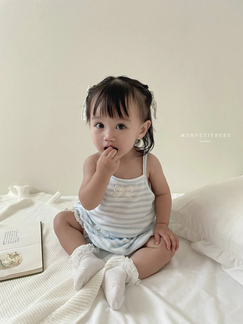 Mon Petit Bebe - Korean Baby Fashion - #babywear - Baby Lauren Waffle Set - 9