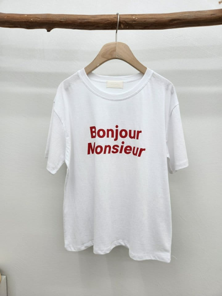 Most - Korean Women Fashion - #womensfashion - Bonjour Tee - 3