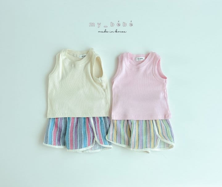 My Bebe - Korean Children Fashion - #designkidswear - Puppy Top Bottom Set - 3