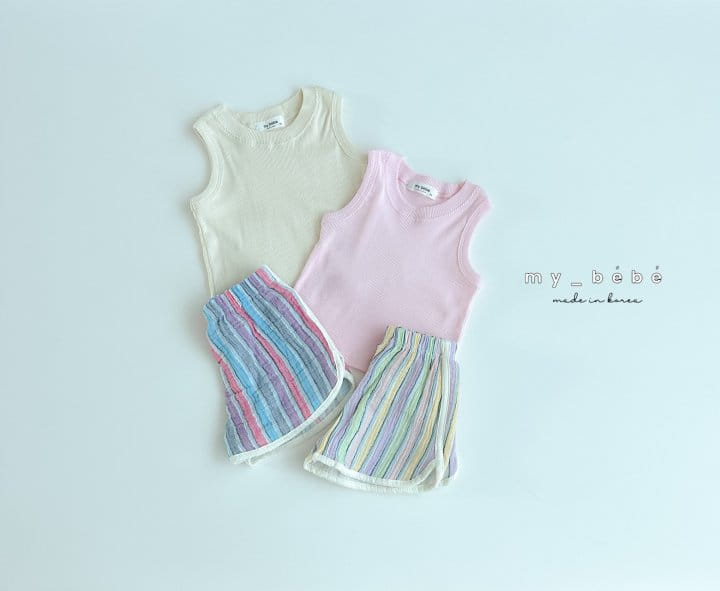 My Bebe - Korean Children Fashion - #fashionkids - Puppy Top Bottom Set - 5