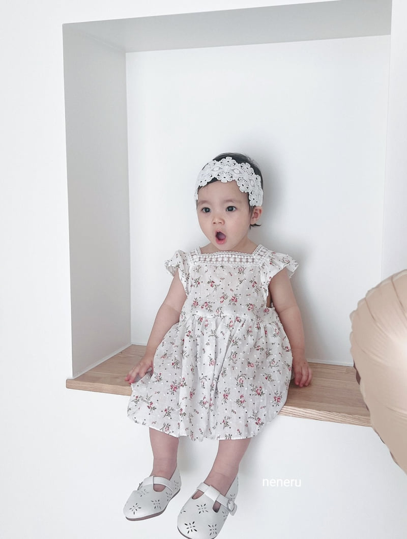 Neneru - Korean Baby Fashion - #babyfever - Flower Bodysuit - 3