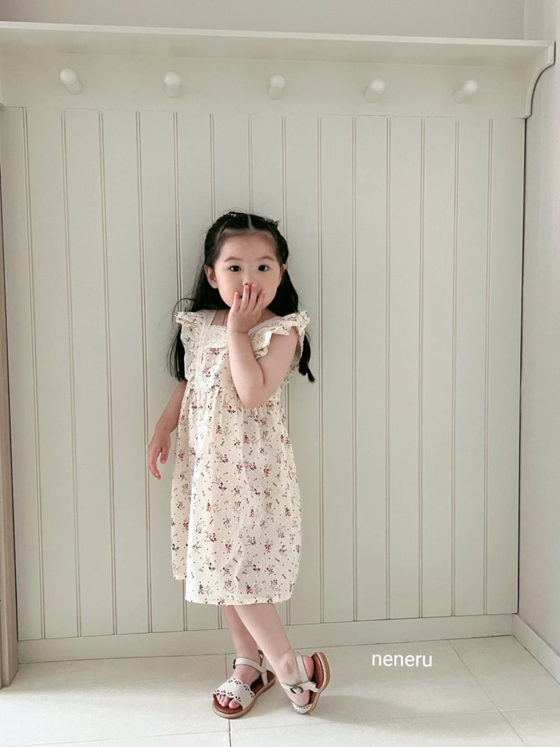 Neneru - Korean Children Fashion - #discoveringself - Flower One-piece