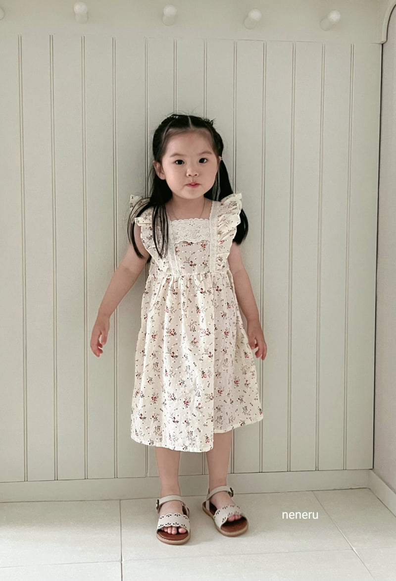 Neneru - Korean Children Fashion - #kidzfashiontrend - Flower One-piece - 5