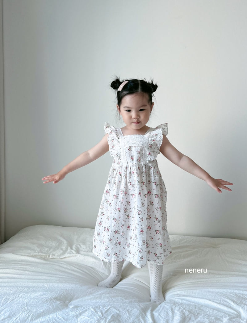 Neneru - Korean Children Fashion - #magicofchildhood - Flower One-piece - 8