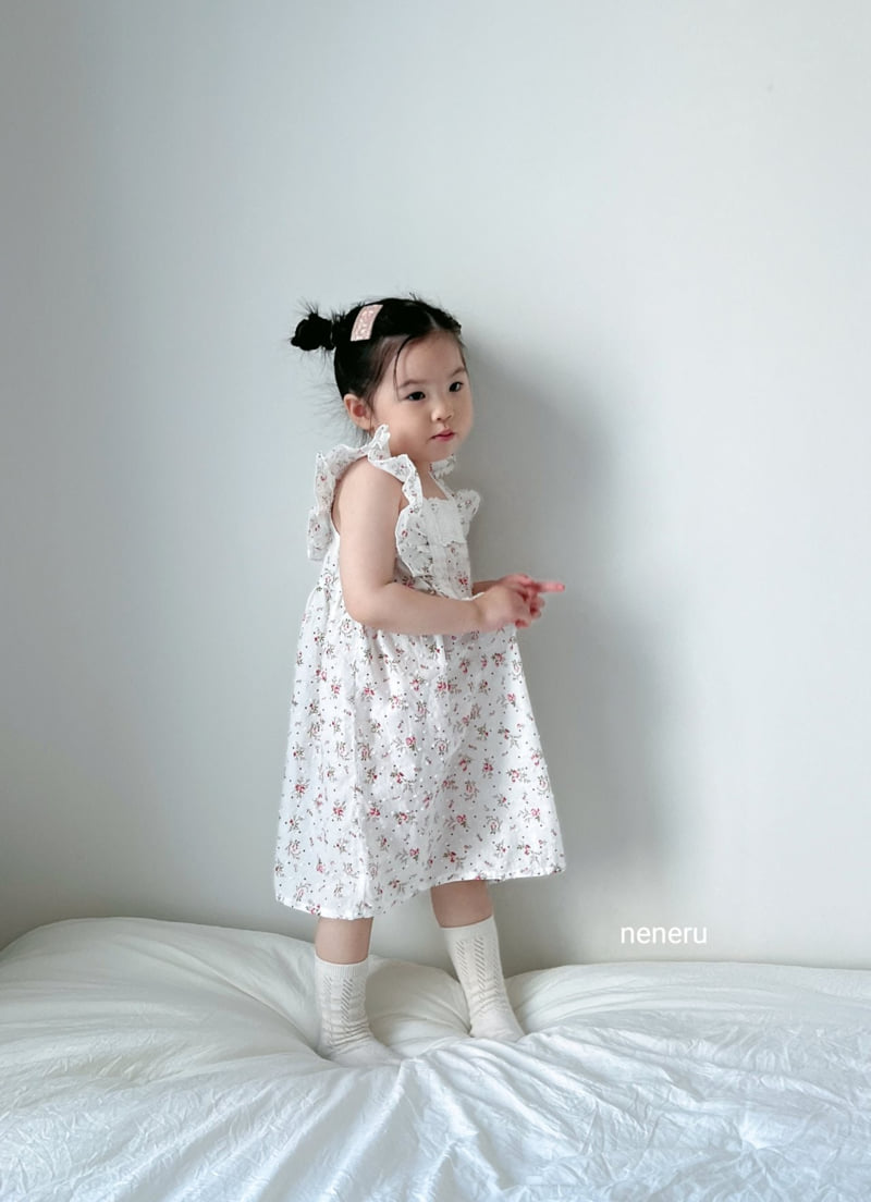 Neneru - Korean Children Fashion - #prettylittlegirls - Flower One-piece - 10