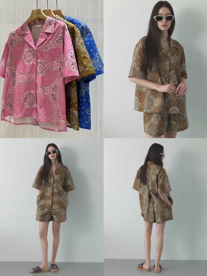 Neroli36 - Korean Women Fashion - #womensfashion - H Paisley Shirts - 4