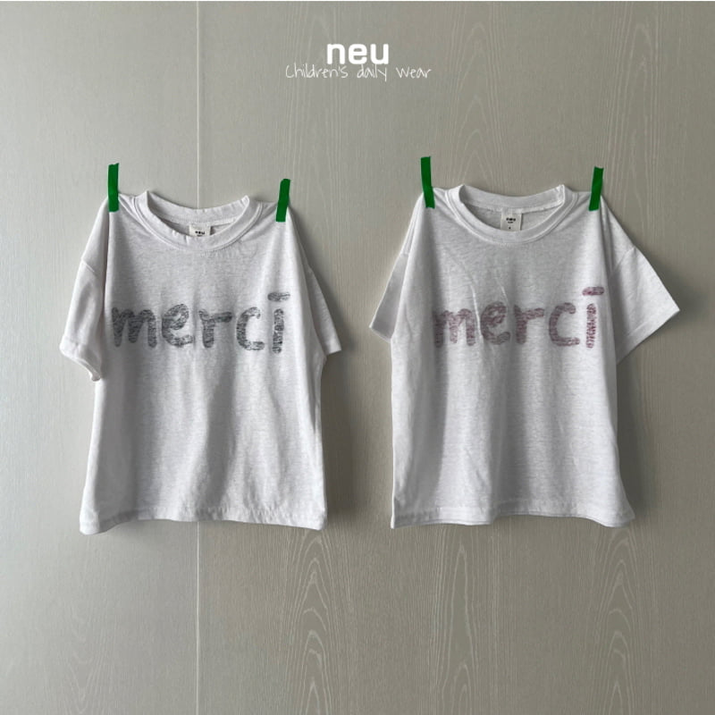 Neu - Korean Children Fashion - #childofig - Merci Tee