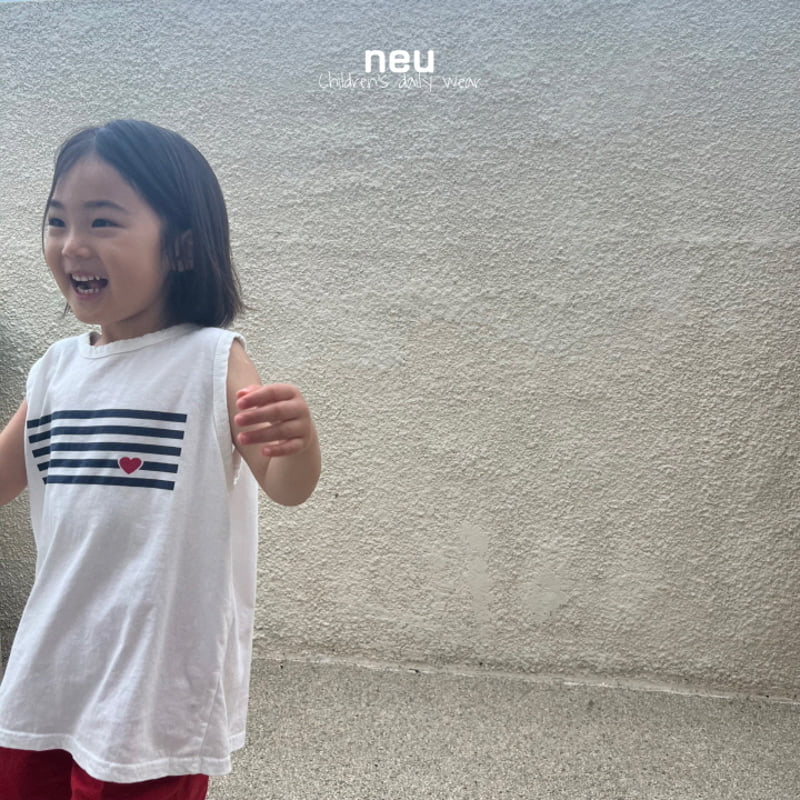 Neu - Korean Children Fashion - #designkidswear - Saint Sleeveless Tee - 2