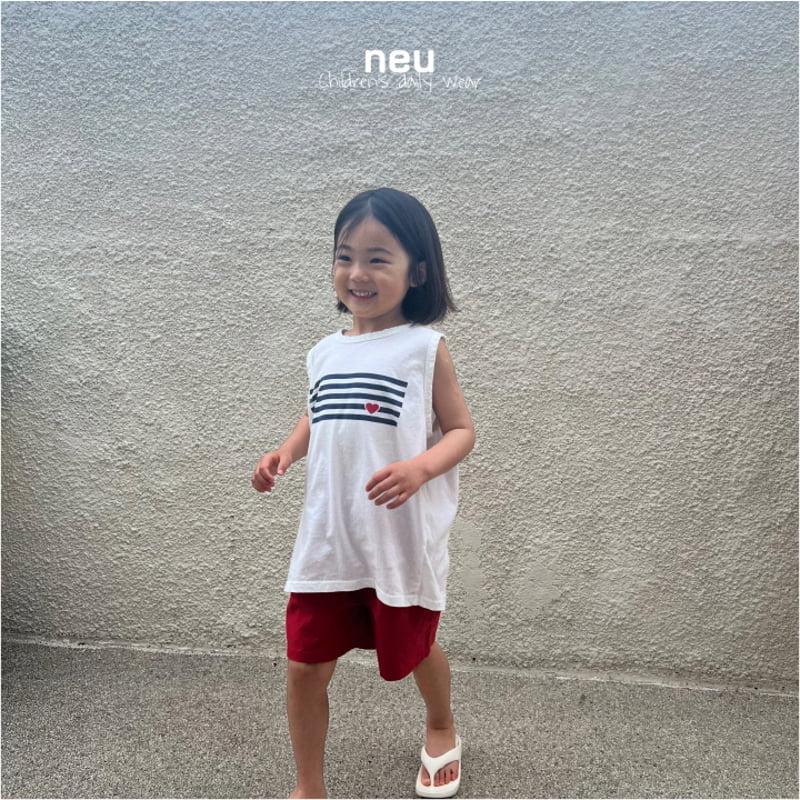 Neu - Korean Children Fashion - #discoveringself - Saint Sleeveless Tee - 3