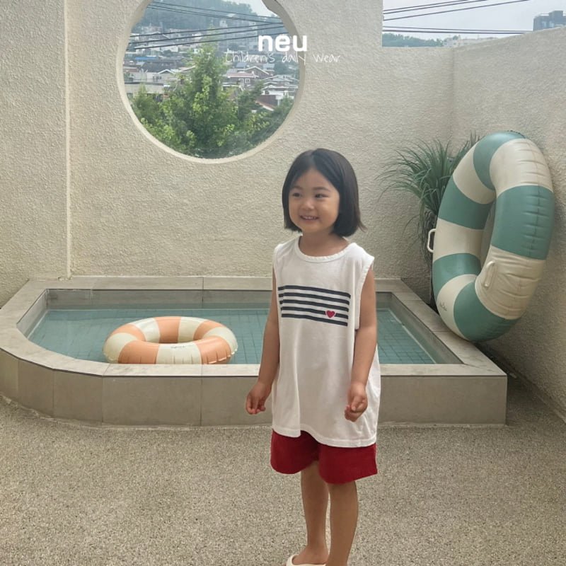 Neu - Korean Children Fashion - #discoveringself - Saint Sleeveless Tee - 4