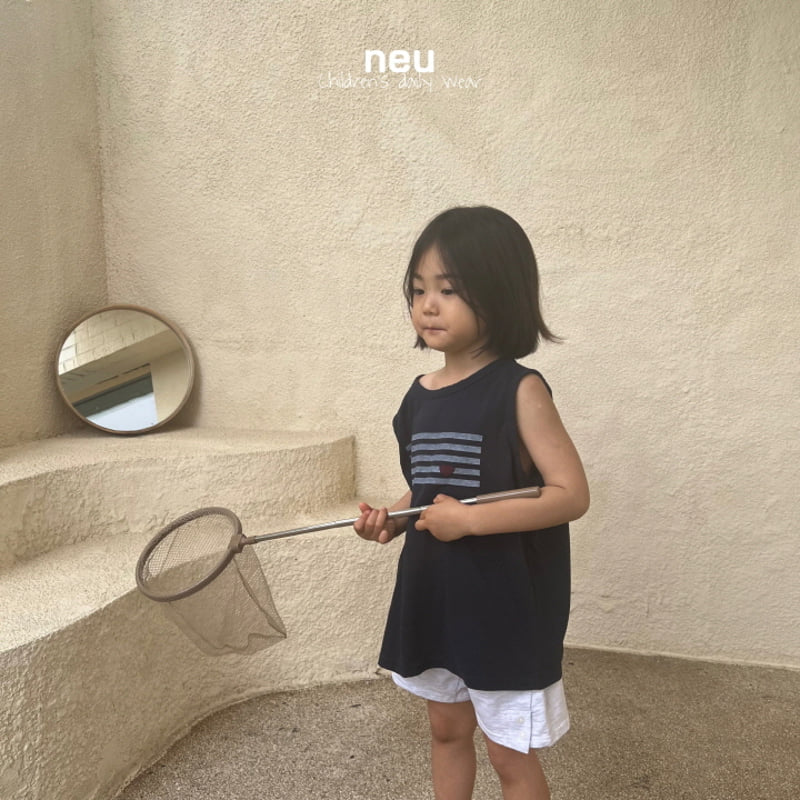 Neu - Korean Children Fashion - #minifashionista - Saint Sleeveless Tee - 11