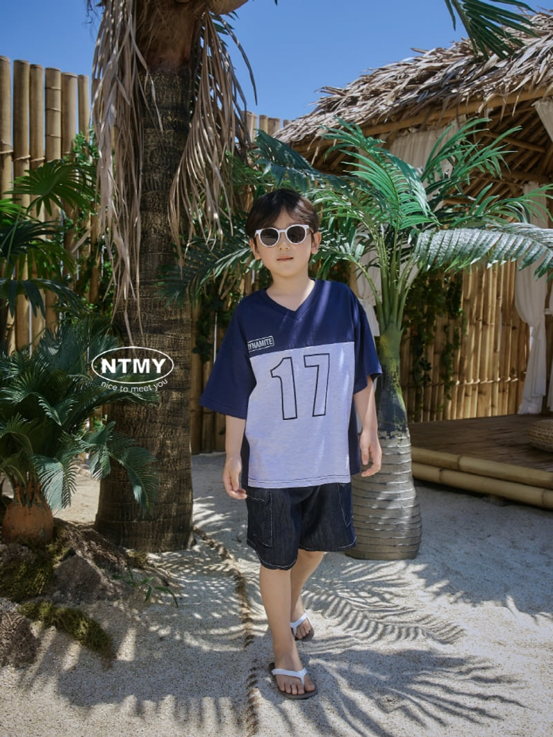 Nice To Meet You - Korean Children Fashion - #Kfashion4kids - Seventeen V-neck Tee - 2