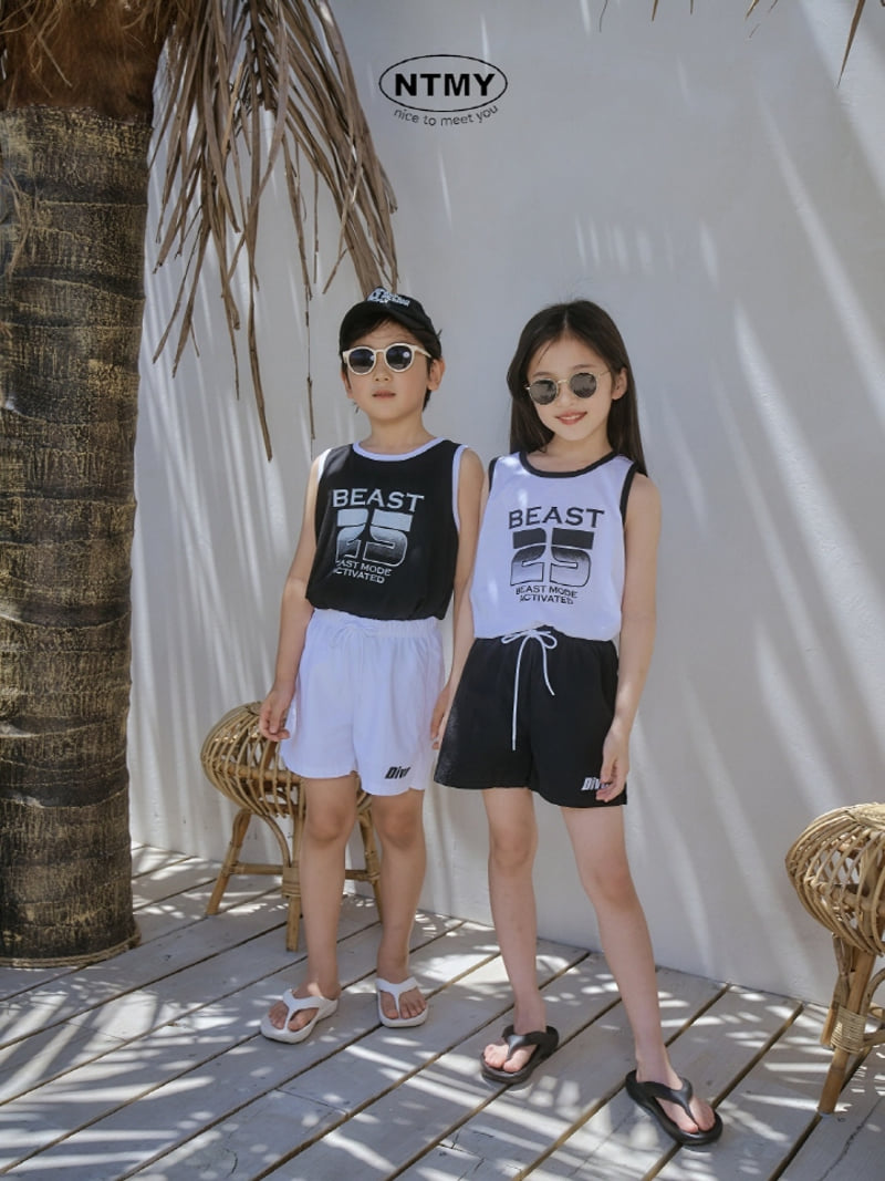 Nice To Meet You - Korean Children Fashion - #childofig - Beast Sleeveless Tee - 3