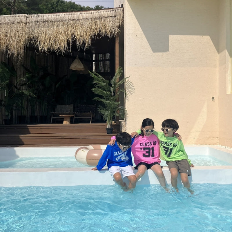 Nice To Meet You - Korean Children Fashion - #childofig - Comma Swim Tee - 10