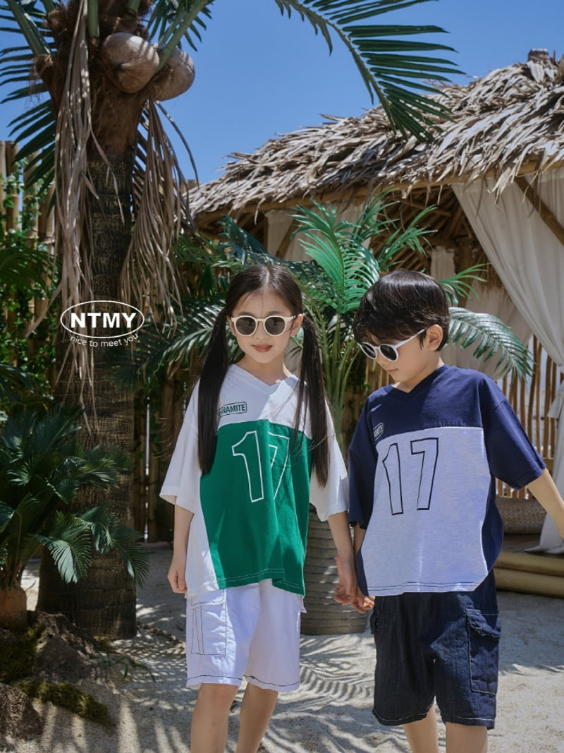 Nice To Meet You - Korean Children Fashion - #childofig - Seventeen V-neck Tee - 7