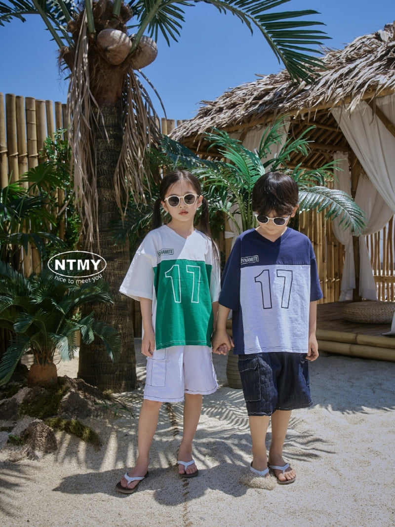 Nice To Meet You - Korean Children Fashion - #childofig - Seventeen V-neck Tee - 8