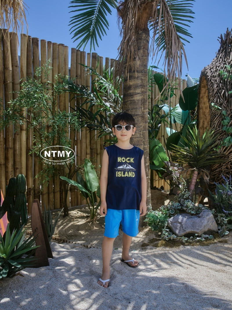 Nice To Meet You - Korean Children Fashion - #designkidswear - Island Sleeveless Tee - 11