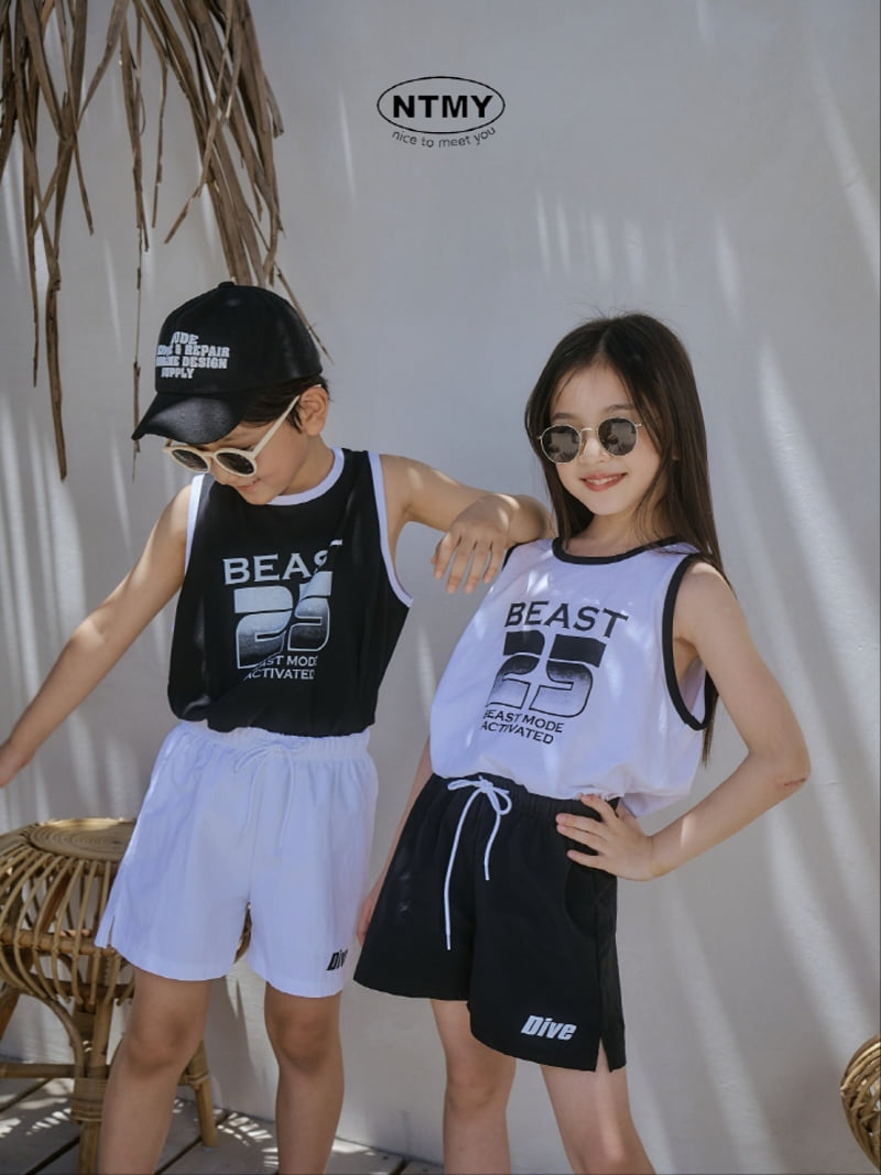 Nice To Meet You - Korean Children Fashion - #discoveringself - Beast Sleeveless Tee - 6