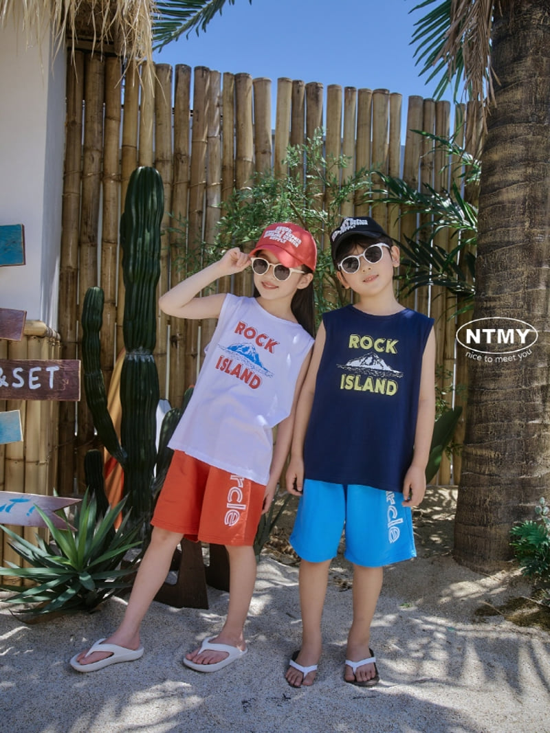 Nice To Meet You - Korean Children Fashion - #discoveringself - Island Sleeveless Tee - 12