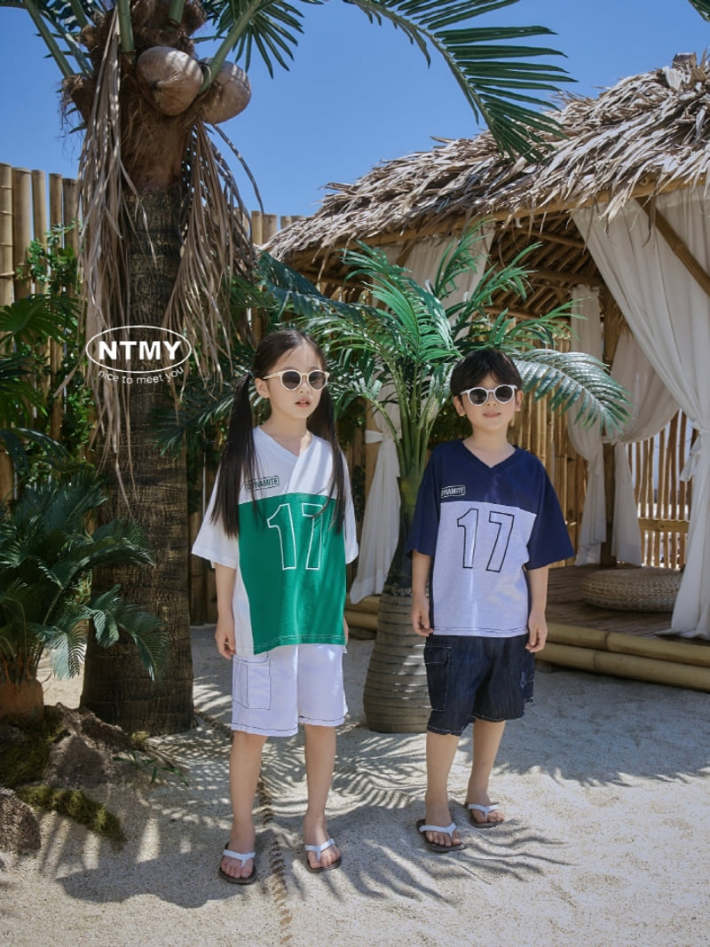 Nice To Meet You - Korean Children Fashion - #fashionkids - Seventeen V-neck Tee - 12