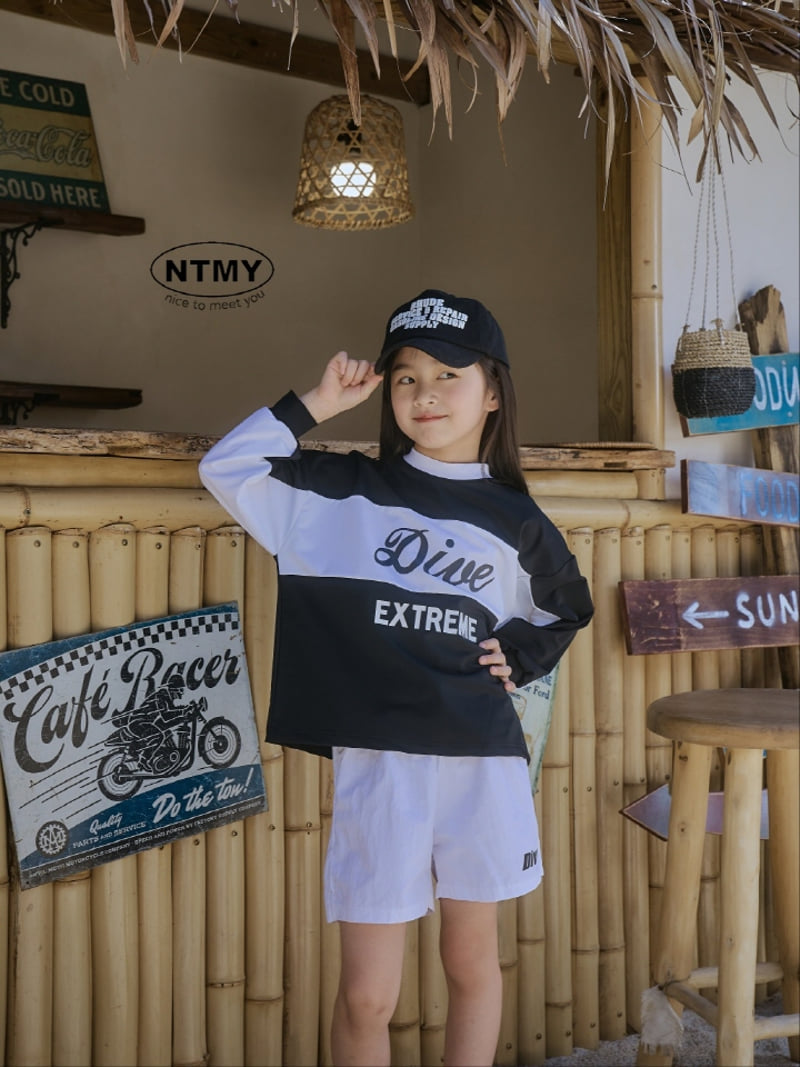 Nice To Meet You - Korean Children Fashion - #kidsshorts - Dive Swim Tee - 5