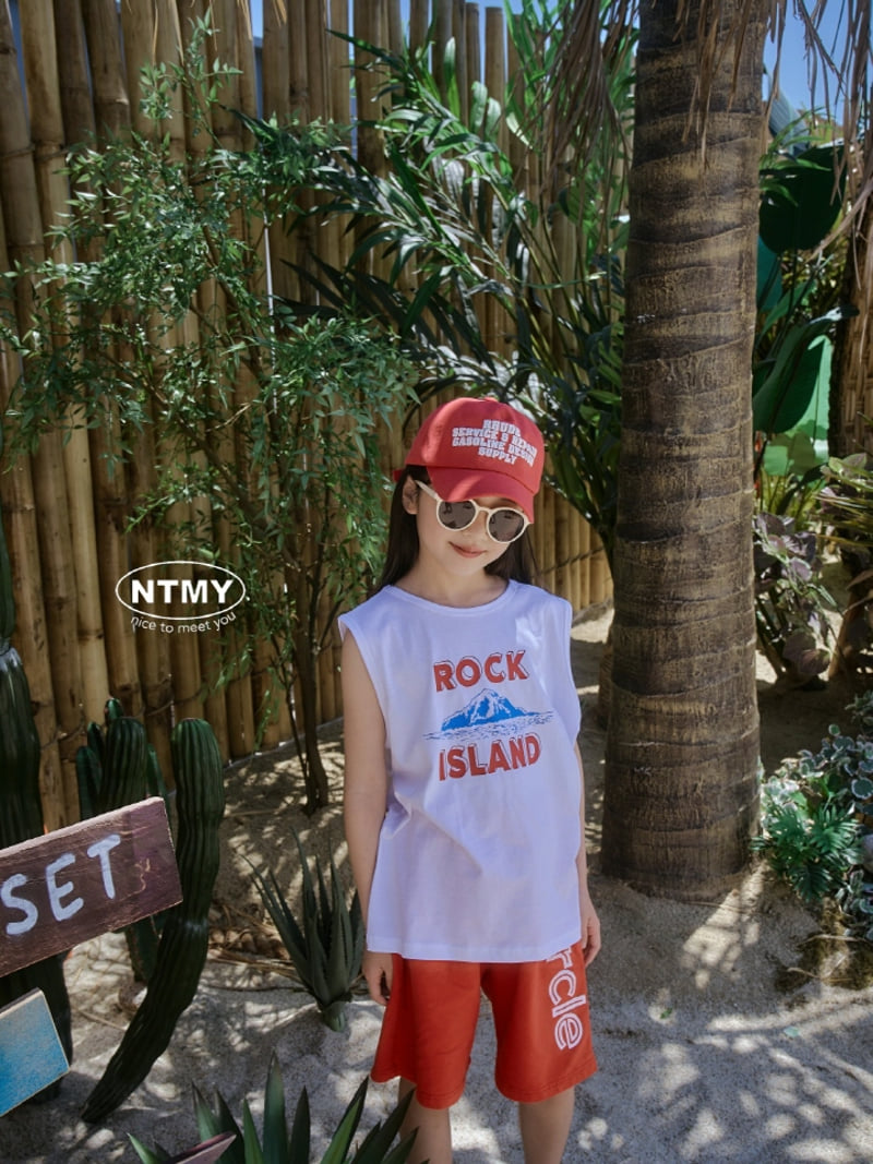 Nice To Meet You - Korean Children Fashion - #kidzfashiontrend - Island Sleeveless Tee - 2