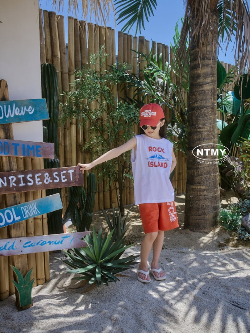 Nice To Meet You - Korean Children Fashion - #Kfashion4kids - Island Sleeveless Tee - 4