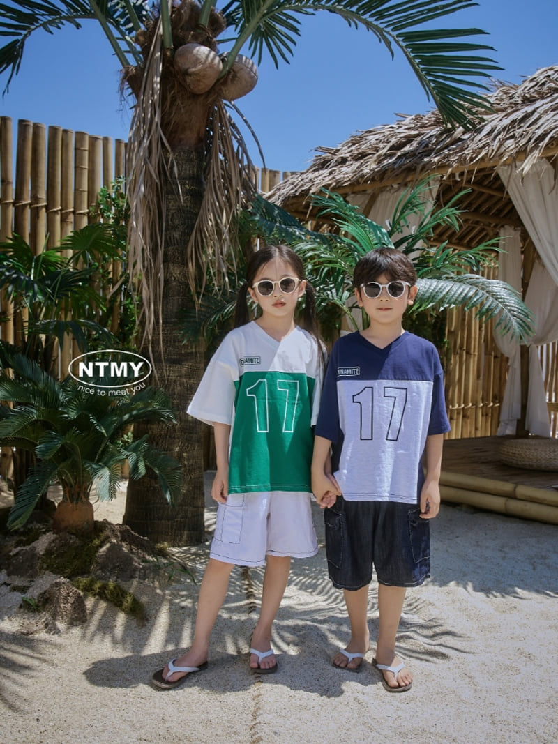 Nice To Meet You - Korean Children Fashion - #littlefashionista - Seventeen V-neck Tee - 3