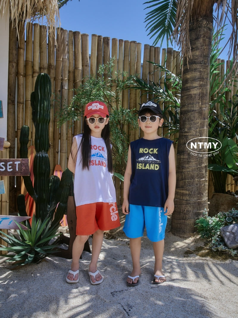 Nice To Meet You - Korean Children Fashion - #minifashionista - Island Sleeveless Tee - 6