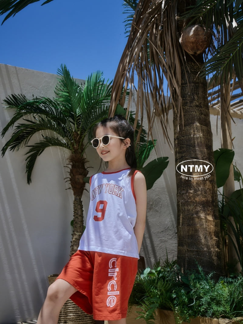 Nice To Meet You - Korean Children Fashion - #prettylittlegirls - New York Sleeveless Tee - 10