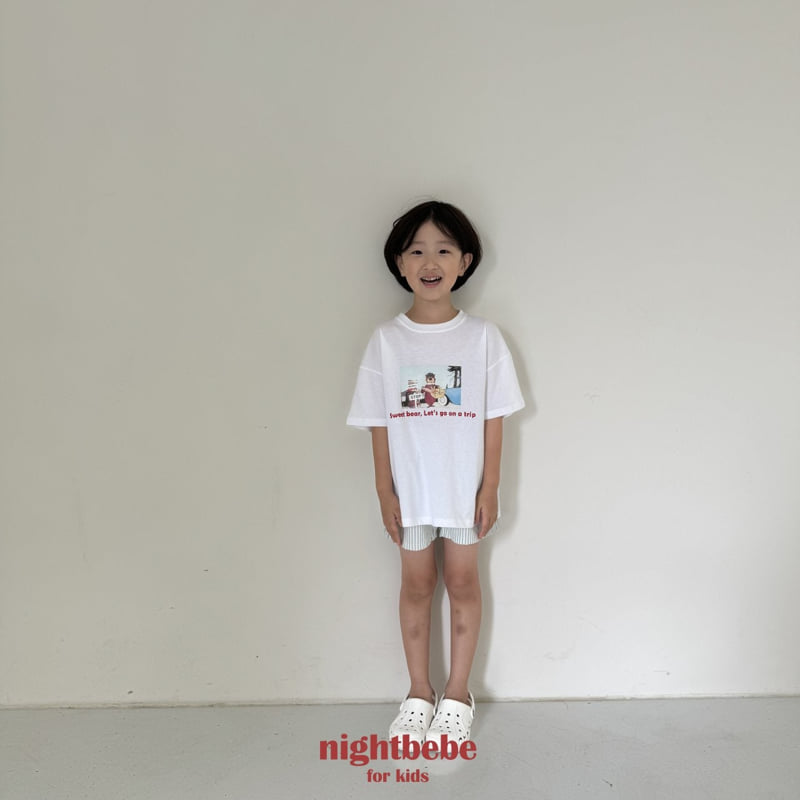 Night Bebe - Korean Children Fashion - #discoveringself - Sweet Bear Tee - 9