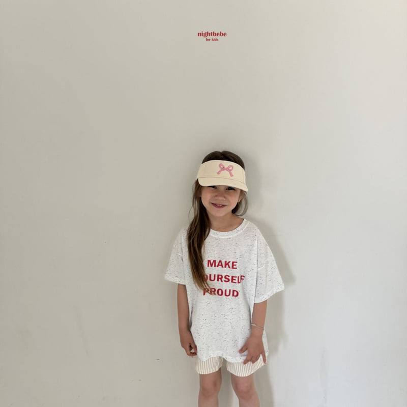 Night Bebe - Korean Children Fashion - #discoveringself - Ribbon Sun Cap - 2