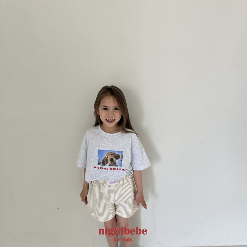 Night Bebe - Korean Children Fashion - #fashionkids - Cutie Dog Tee