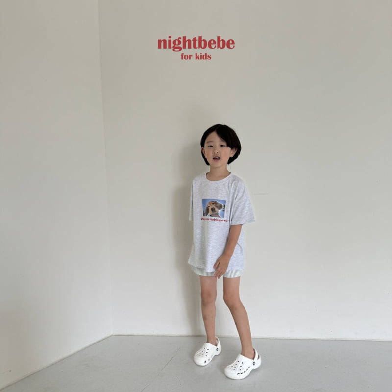 Night Bebe - Korean Children Fashion - #kidsstore - Cutie Dog Tee - 3