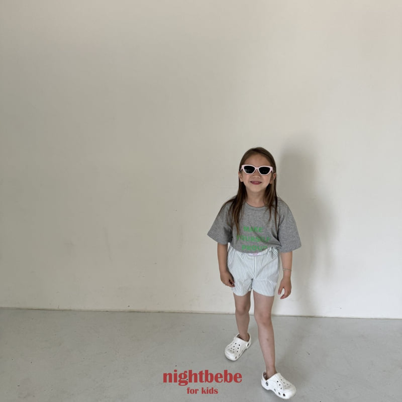 Night Bebe - Korean Children Fashion - #kidzfashiontrend - Make Tee - 2