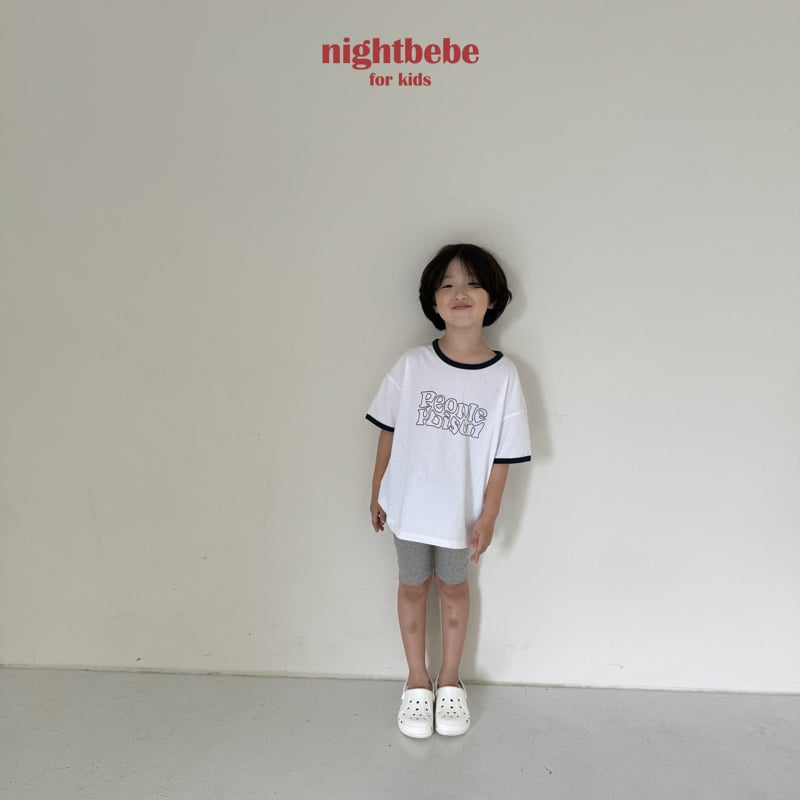 Night Bebe - Korean Children Fashion - #toddlerclothing - People Colored Tee - 10