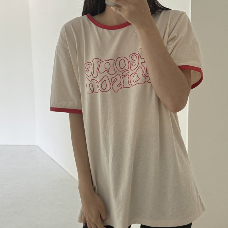 Night Bebe - Korean Women Fashion - #thatsdarling - Adult People Colored Tee - 2