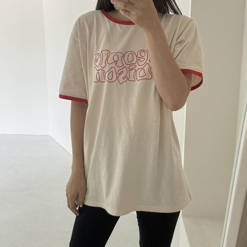 Night Bebe - Korean Women Fashion - #thelittlethings - Adult People Colored Tee - 3