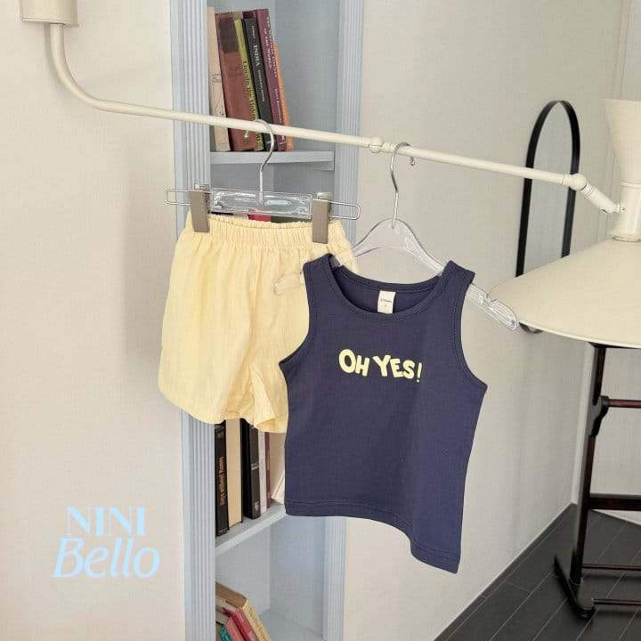 Ninibello - Korean Children Fashion - #Kfashion4kids - Oh Yes Sleeveless Tee - 11