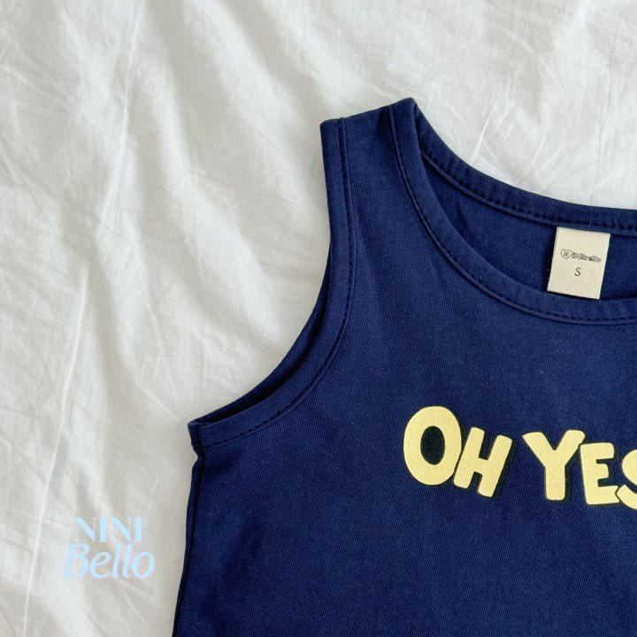 Ninibello - Korean Children Fashion - #childofig - Oh Yes Sleeveless Tee - 4