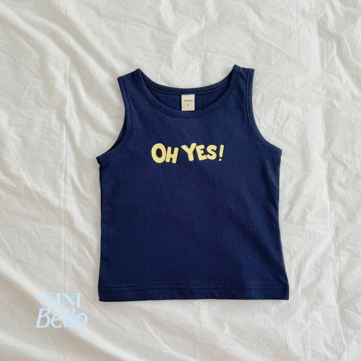 Ninibello - Korean Children Fashion - #designkidswear - Oh Yes Sleeveless Tee - 5